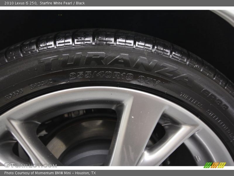 Starfire White Pearl / Black 2010 Lexus IS 250