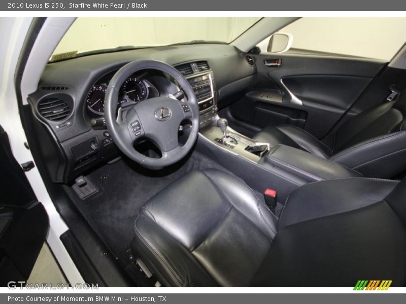 Starfire White Pearl / Black 2010 Lexus IS 250