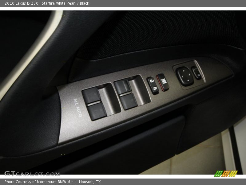 Starfire White Pearl / Black 2010 Lexus IS 250