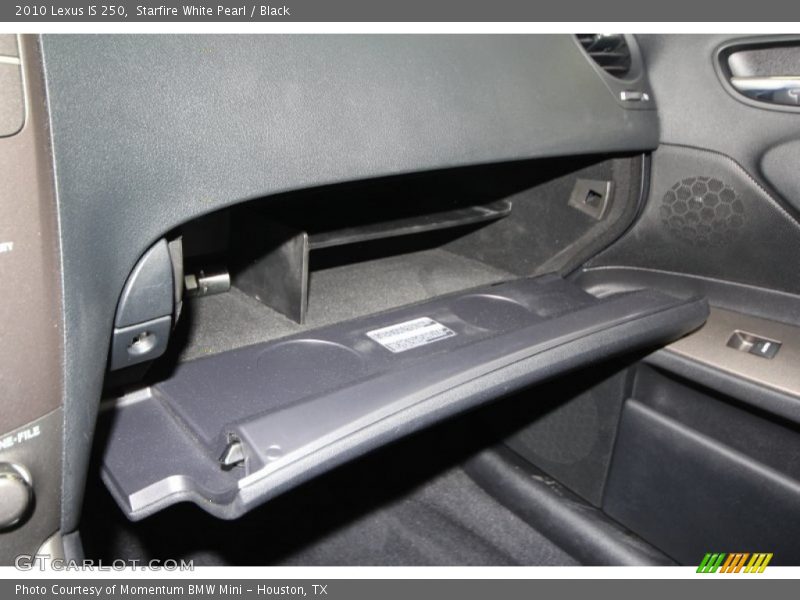 Starfire White Pearl / Black 2010 Lexus IS 250