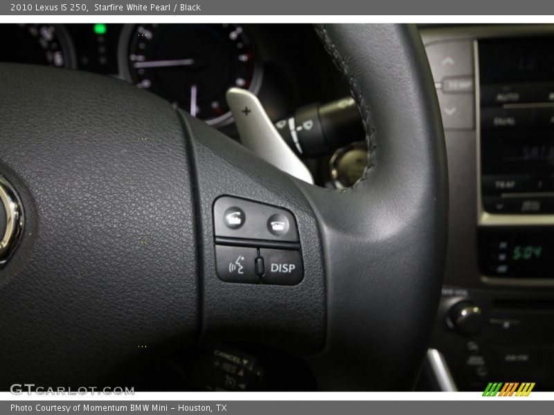 Starfire White Pearl / Black 2010 Lexus IS 250