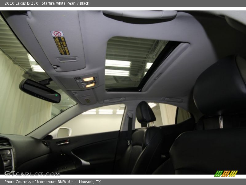 Starfire White Pearl / Black 2010 Lexus IS 250