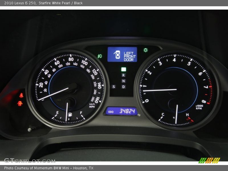 Starfire White Pearl / Black 2010 Lexus IS 250