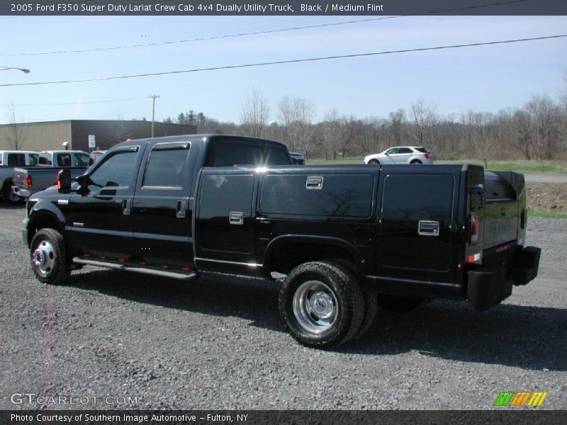 Black / Medium Flint 2005 Ford F350 Super Duty Lariat Crew Cab 4x4 Dually Utility Truck