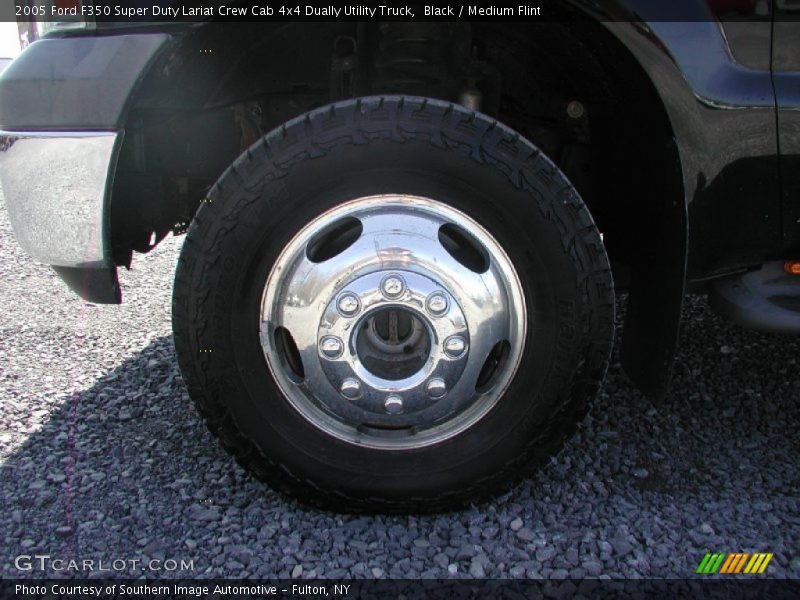 Black / Medium Flint 2005 Ford F350 Super Duty Lariat Crew Cab 4x4 Dually Utility Truck