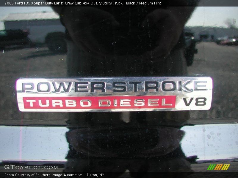 Black / Medium Flint 2005 Ford F350 Super Duty Lariat Crew Cab 4x4 Dually Utility Truck