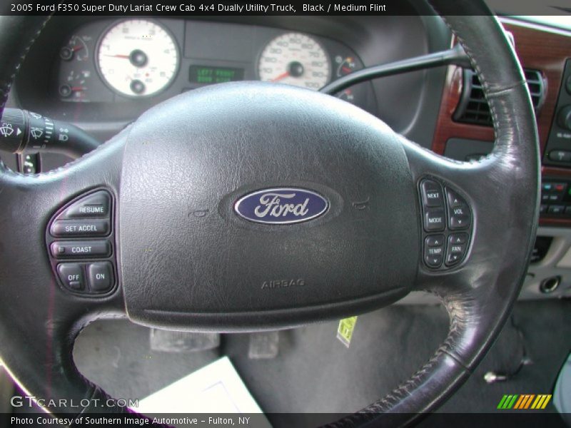 Black / Medium Flint 2005 Ford F350 Super Duty Lariat Crew Cab 4x4 Dually Utility Truck