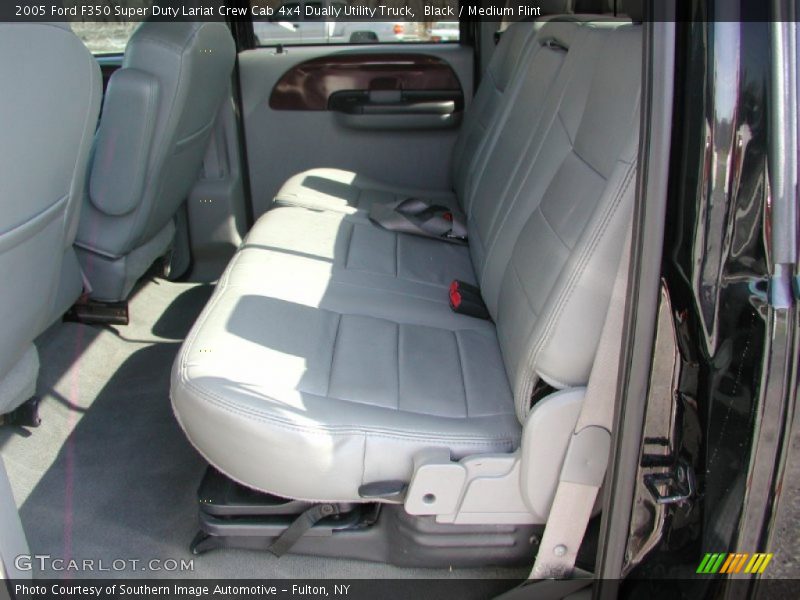 Black / Medium Flint 2005 Ford F350 Super Duty Lariat Crew Cab 4x4 Dually Utility Truck