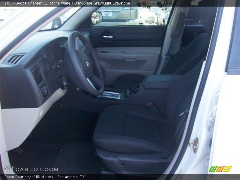 Stone White / Dark Slate Gray/Light Graystone 2006 Dodge Charger SE