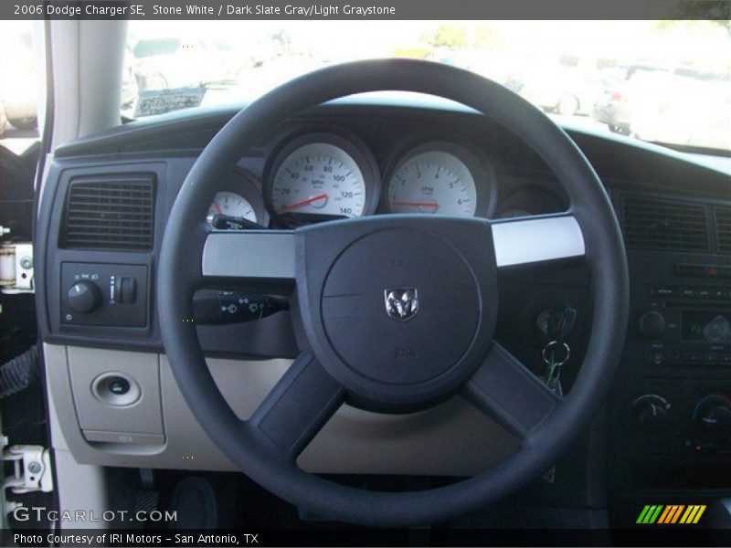 Stone White / Dark Slate Gray/Light Graystone 2006 Dodge Charger SE