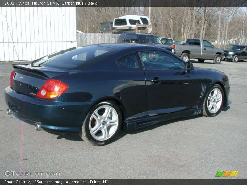 Carbon Blue / Black 2003 Hyundai Tiburon GT V6