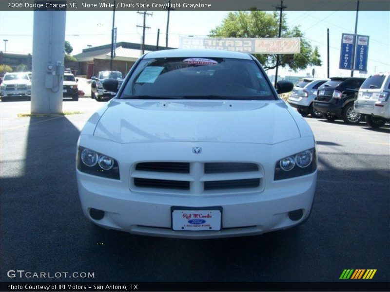 Stone White / Dark Slate Gray/Light Graystone 2006 Dodge Charger SE