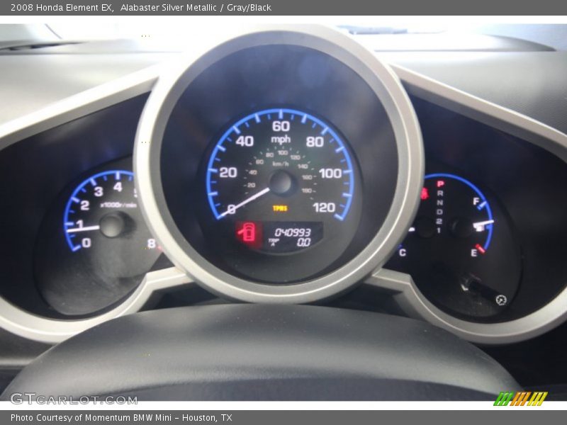 Alabaster Silver Metallic / Gray/Black 2008 Honda Element EX