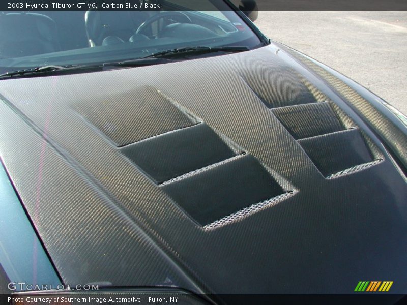 Carbon Blue / Black 2003 Hyundai Tiburon GT V6