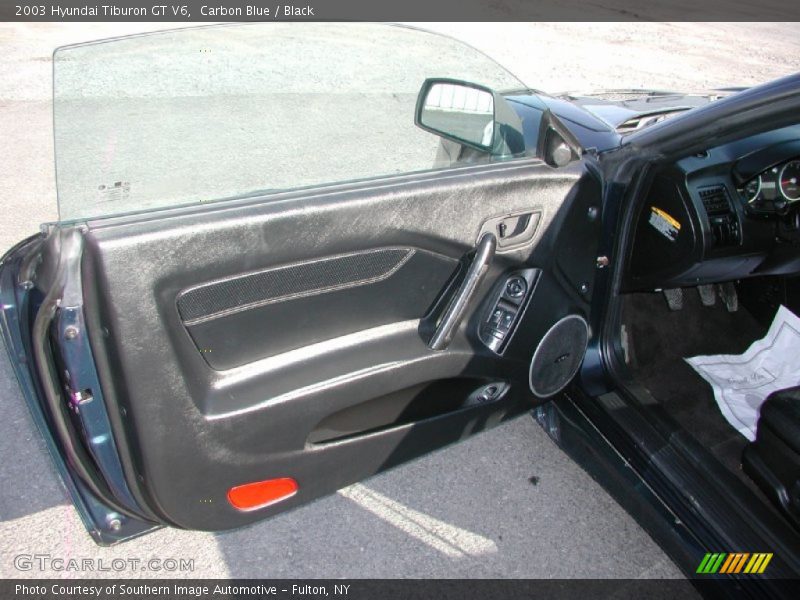 Carbon Blue / Black 2003 Hyundai Tiburon GT V6
