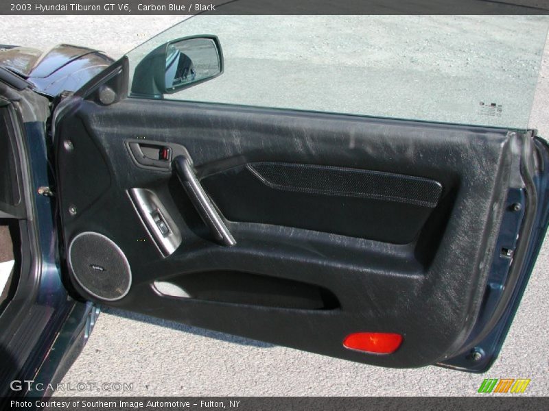 Carbon Blue / Black 2003 Hyundai Tiburon GT V6