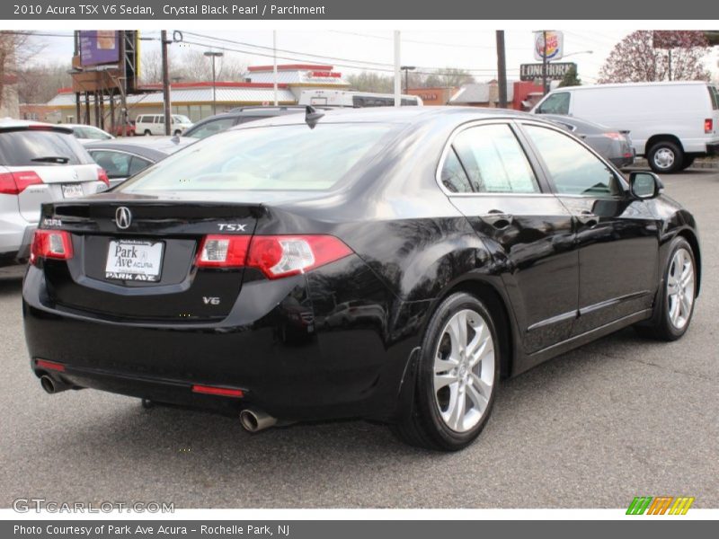 Crystal Black Pearl / Parchment 2010 Acura TSX V6 Sedan