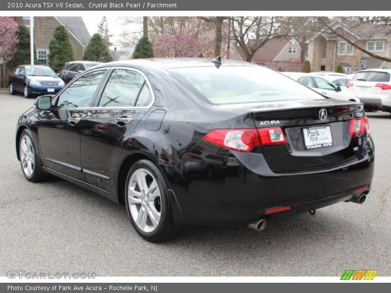 Crystal Black Pearl / Parchment 2010 Acura TSX V6 Sedan