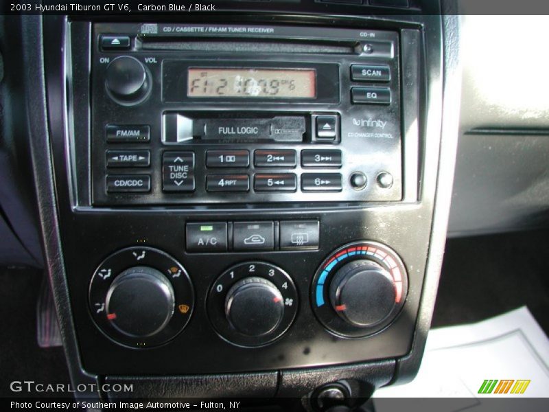 Carbon Blue / Black 2003 Hyundai Tiburon GT V6