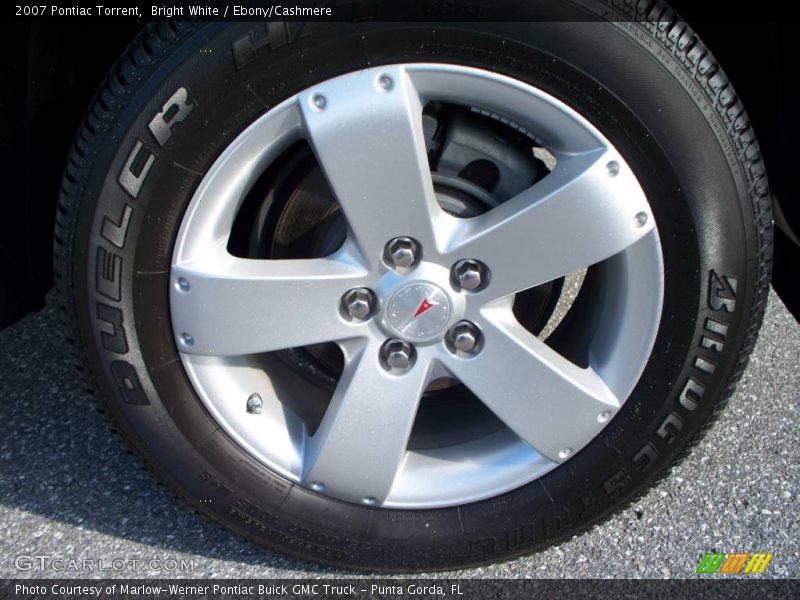 Bright White / Ebony/Cashmere 2007 Pontiac Torrent