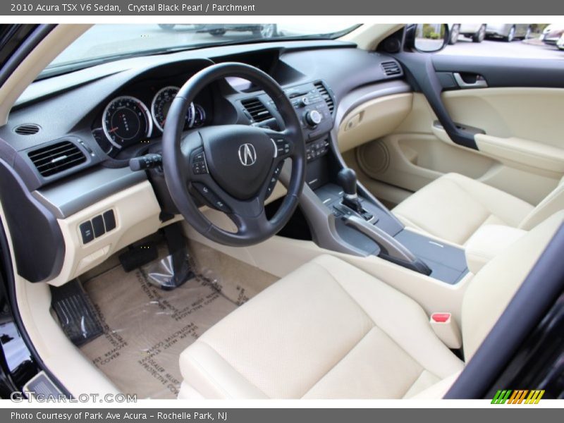 Parchment Interior - 2010 TSX V6 Sedan 