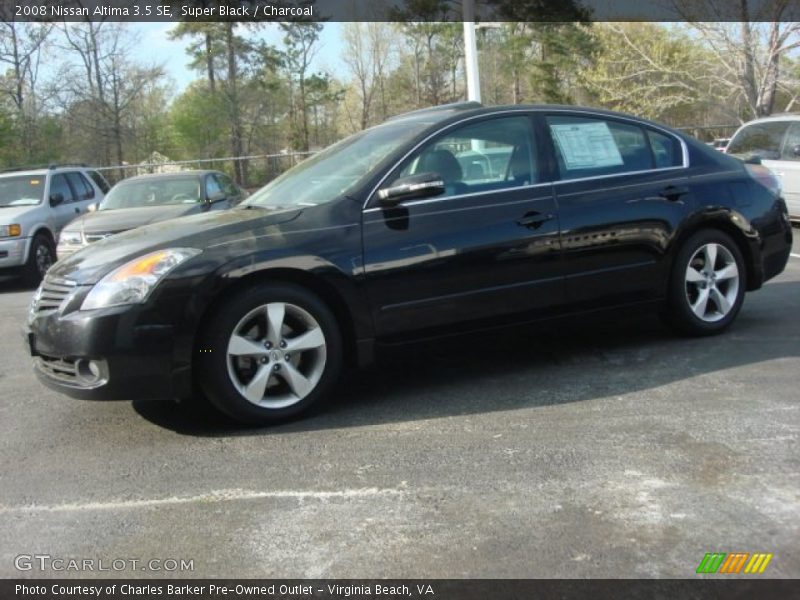 Super Black / Charcoal 2008 Nissan Altima 3.5 SE