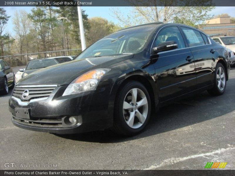 Super Black / Charcoal 2008 Nissan Altima 3.5 SE