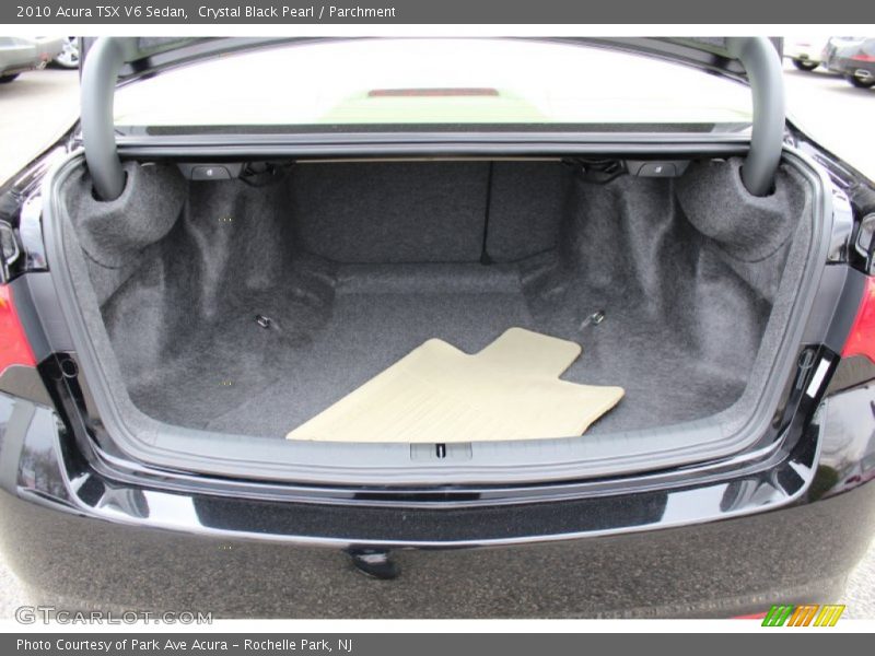 Crystal Black Pearl / Parchment 2010 Acura TSX V6 Sedan