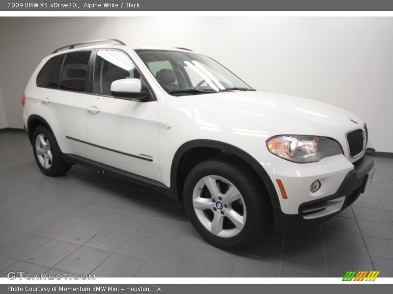 Alpine White / Black 2009 BMW X5 xDrive30i
