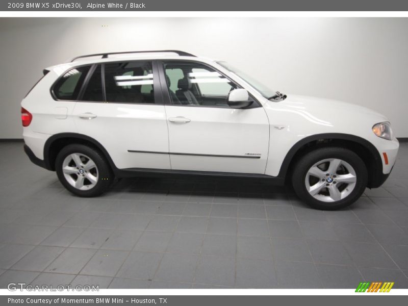 Alpine White / Black 2009 BMW X5 xDrive30i