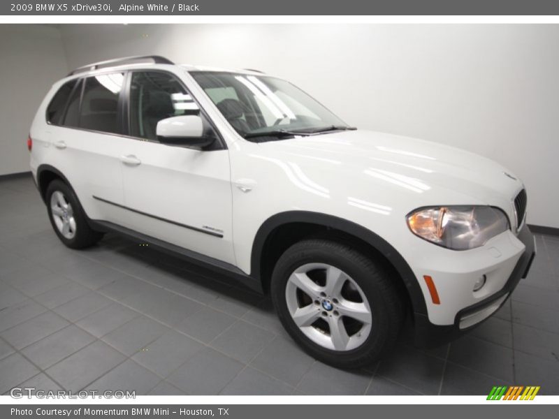 Alpine White / Black 2009 BMW X5 xDrive30i