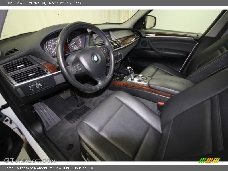 Alpine White / Black 2009 BMW X5 xDrive30i