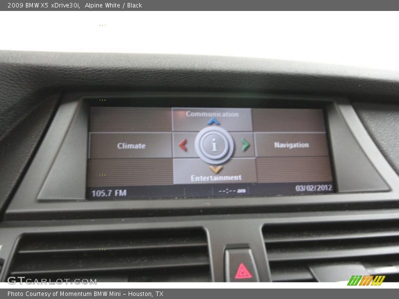 Alpine White / Black 2009 BMW X5 xDrive30i