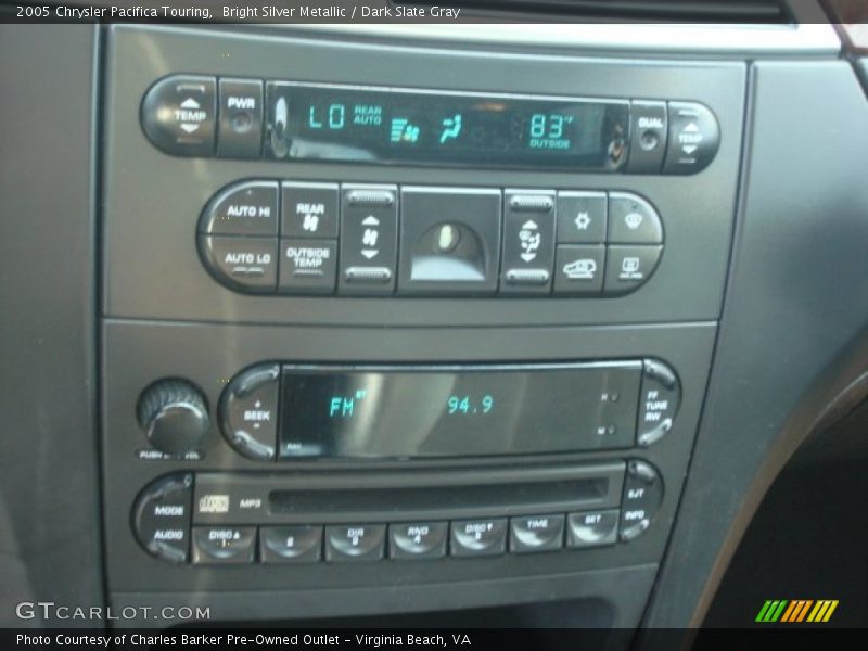 Bright Silver Metallic / Dark Slate Gray 2005 Chrysler Pacifica Touring