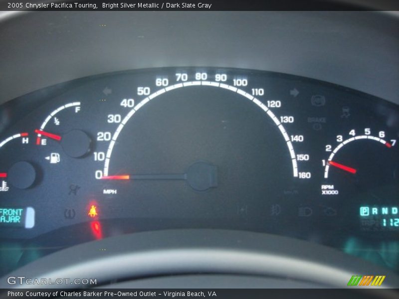 Bright Silver Metallic / Dark Slate Gray 2005 Chrysler Pacifica Touring