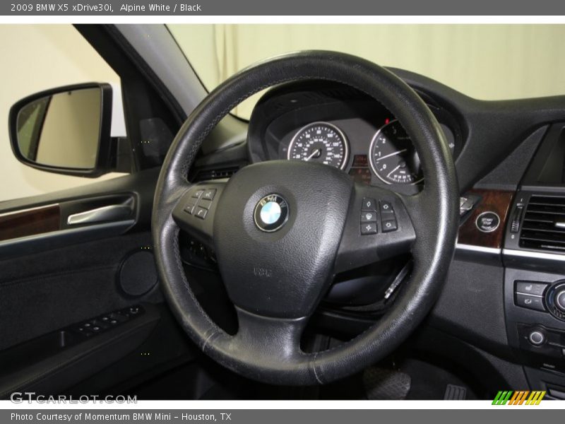 Alpine White / Black 2009 BMW X5 xDrive30i