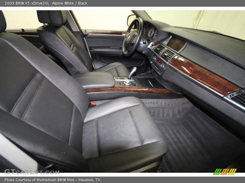 Alpine White / Black 2009 BMW X5 xDrive30i