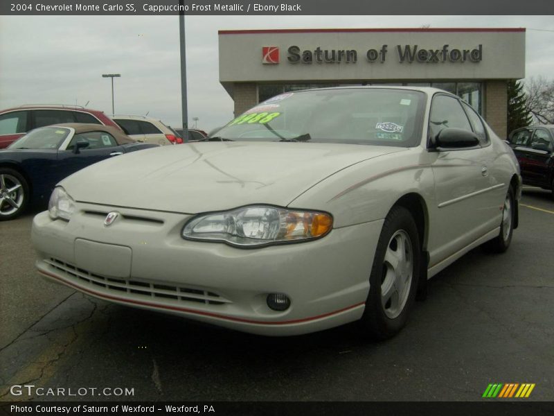 Cappuccino Frost Metallic / Ebony Black 2004 Chevrolet Monte Carlo SS