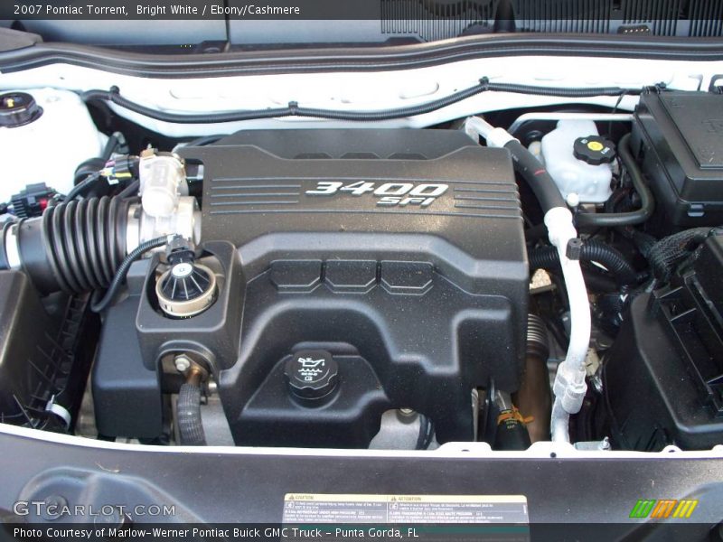 Bright White / Ebony/Cashmere 2007 Pontiac Torrent
