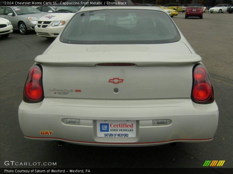Cappuccino Frost Metallic / Ebony Black 2004 Chevrolet Monte Carlo SS