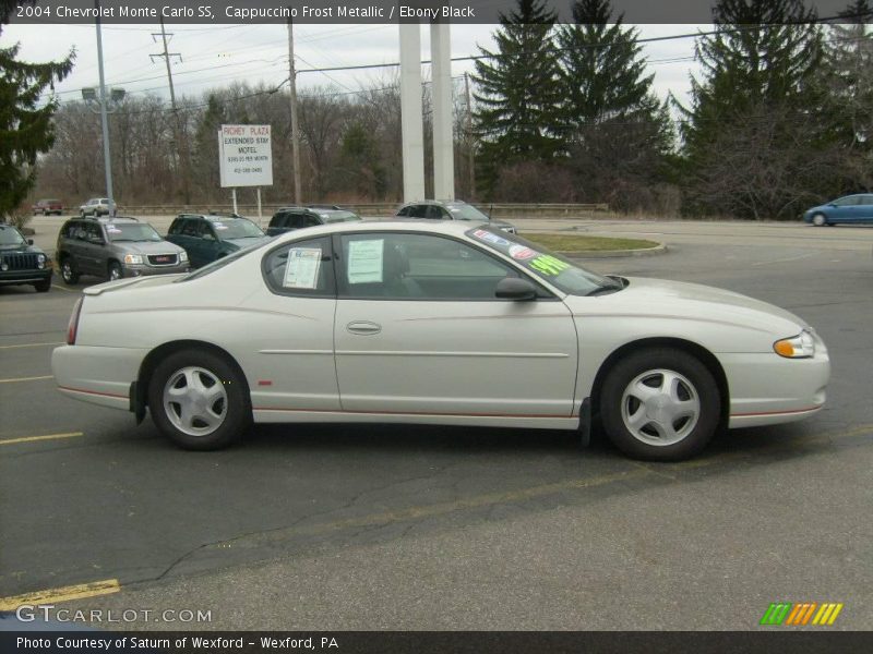 Cappuccino Frost Metallic / Ebony Black 2004 Chevrolet Monte Carlo SS