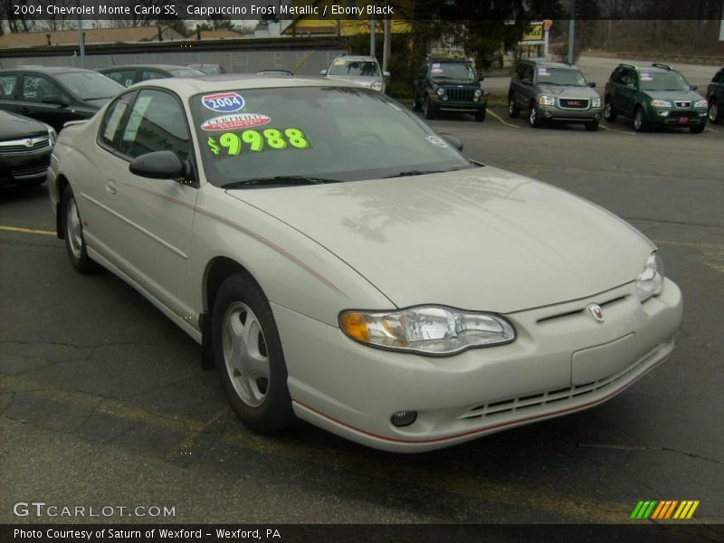 Cappuccino Frost Metallic / Ebony Black 2004 Chevrolet Monte Carlo SS