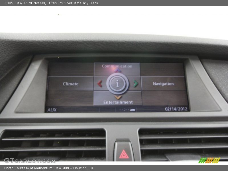 Titanium Silver Metallic / Black 2009 BMW X5 xDrive48i