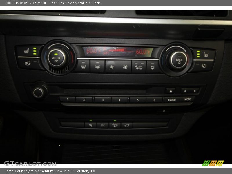 Titanium Silver Metallic / Black 2009 BMW X5 xDrive48i