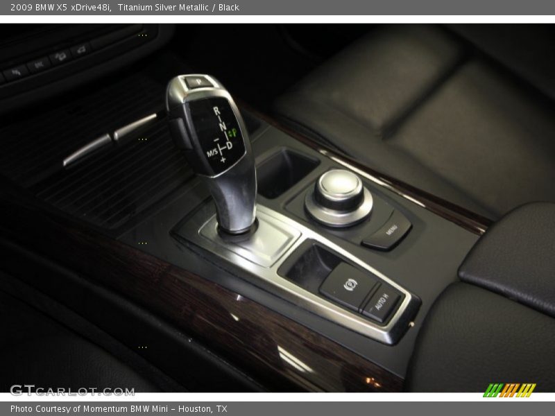 Titanium Silver Metallic / Black 2009 BMW X5 xDrive48i
