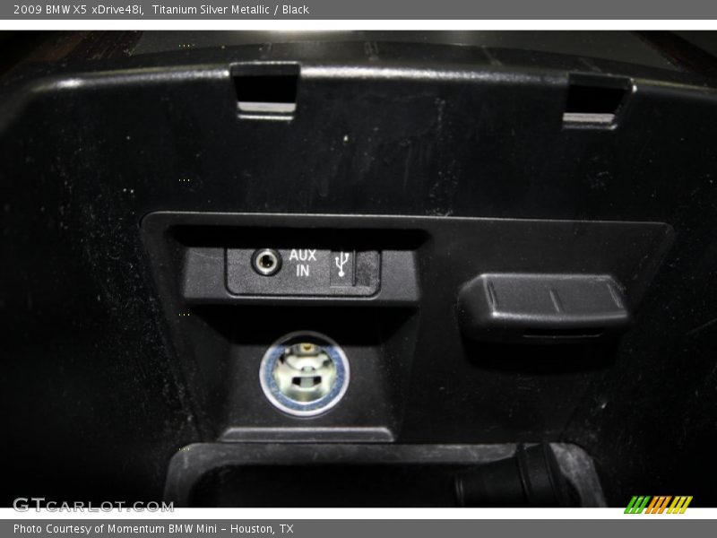 Titanium Silver Metallic / Black 2009 BMW X5 xDrive48i