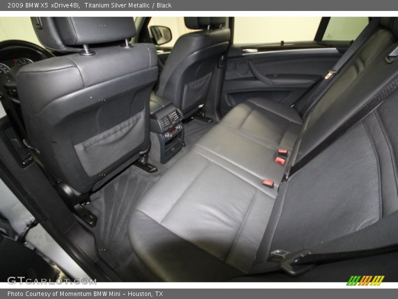 Titanium Silver Metallic / Black 2009 BMW X5 xDrive48i