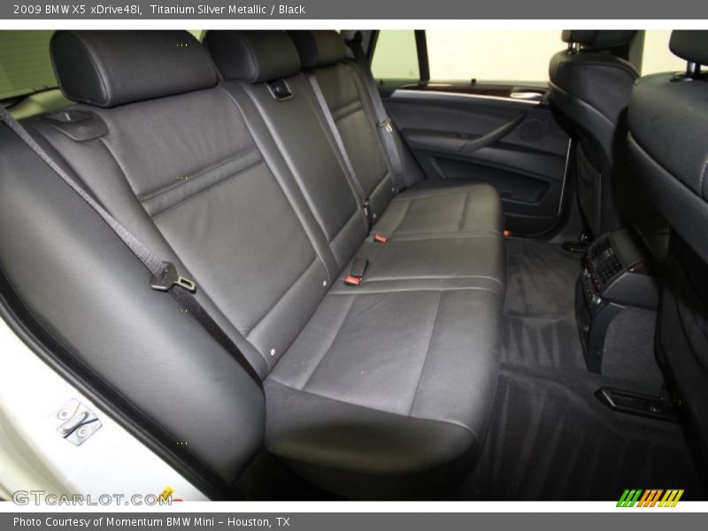 Titanium Silver Metallic / Black 2009 BMW X5 xDrive48i