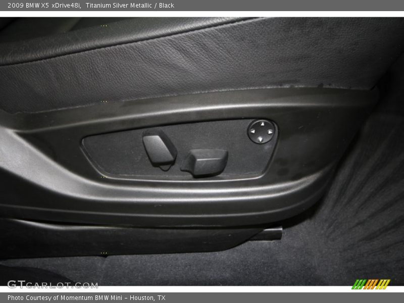 Titanium Silver Metallic / Black 2009 BMW X5 xDrive48i