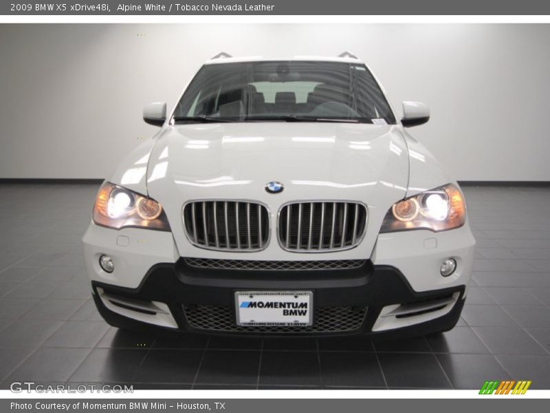 Alpine White / Tobacco Nevada Leather 2009 BMW X5 xDrive48i